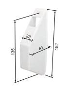 Abdeckhaube für Halbeinlaß - Gurtwickler - Jalousiene Ersatzteile - Shop