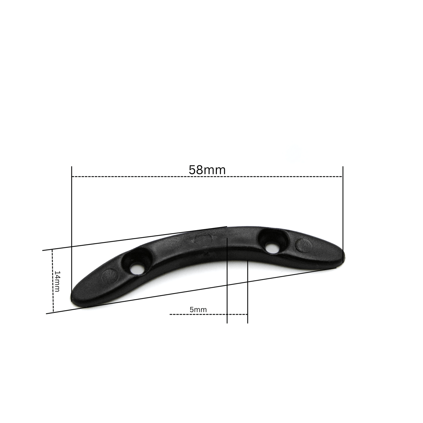 Arretierung zum Verschrauben für Rollladenstäbe 14 x 52 mm - Jalousiene Ersatzteile - Shop