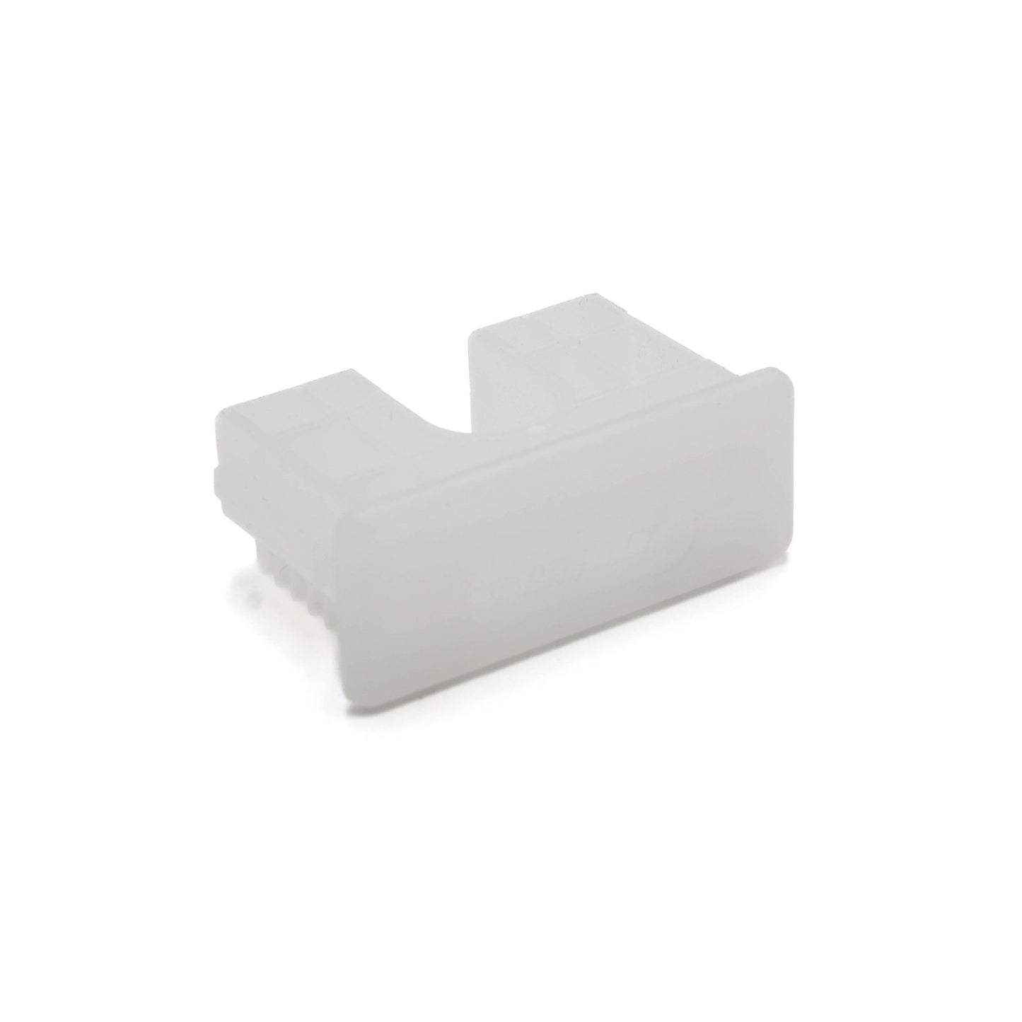 Jalousiene Ersatzteile-Shop Warema Endkappe schwarz-transparent für Unterschiene 50x20 mm