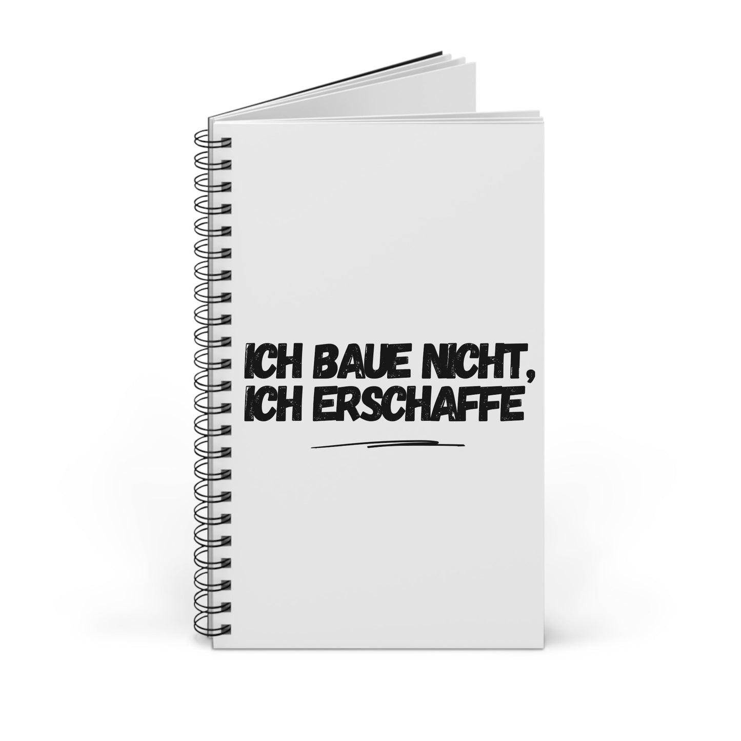Jalousiene Notizblock Ich baue nicht ich erschaffe - Jalousiene Ersatzteile - Shop