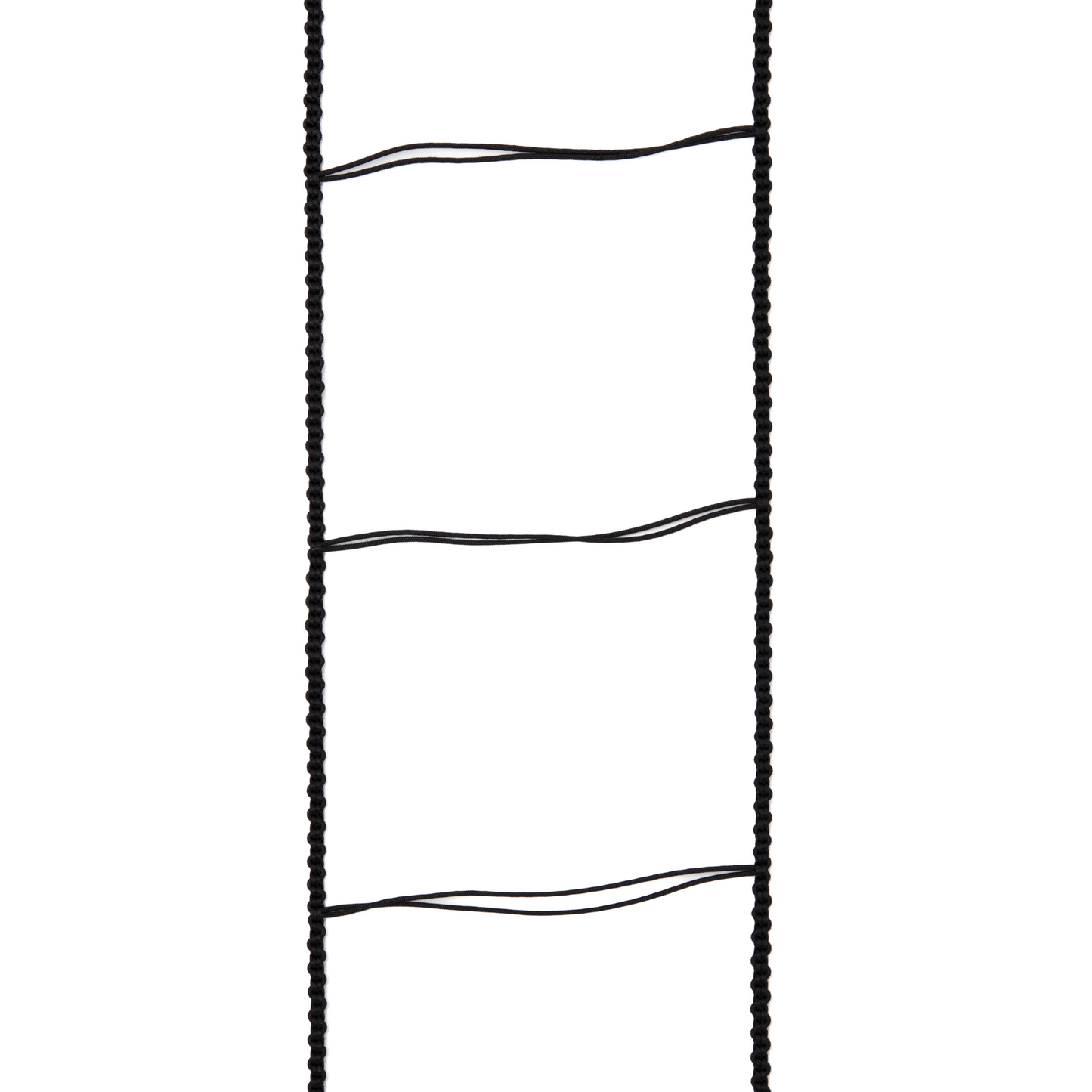 Leiterkordel (Flachlamelle, 80 mm, schwarz / grau) - Jalousiene Ersatzteile - Shop