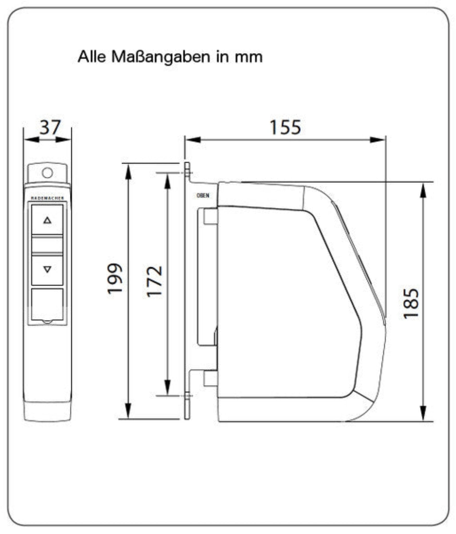 Rademacher RolloTron Standard Schwenk - Gurtwickler 1510 - UW Elektrischer Gurtwickler - Jalousiene Ersatzteile - Shop