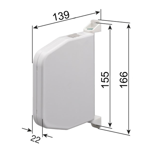 Schnurwickler schwenkbar für Schnur Ø 4,0 bis 4,5 mm - aufklappbar - Jalousiene Ersatzteile - Shop