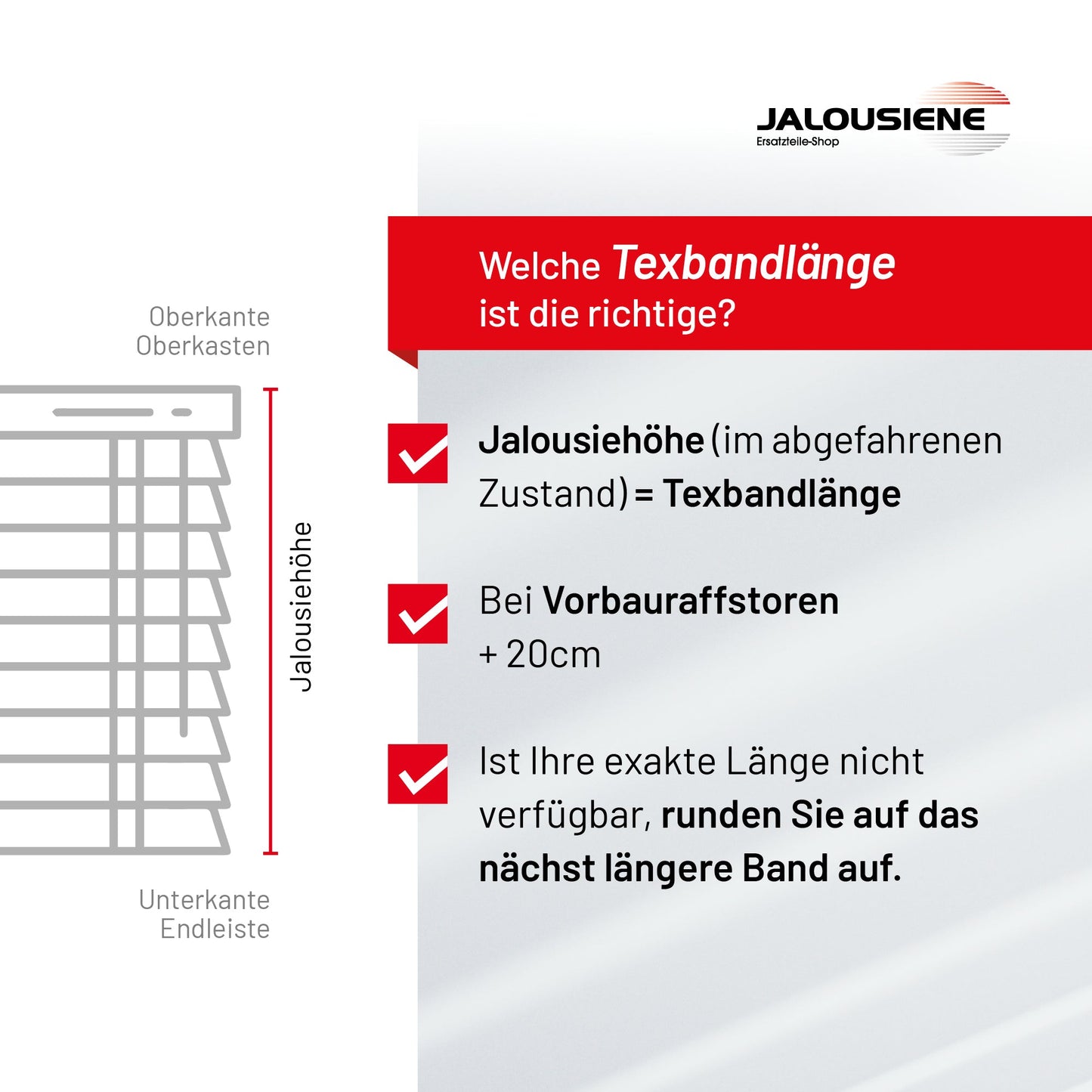 Texband 10 mm grau - Jalousiene Ersatzteile - Shop