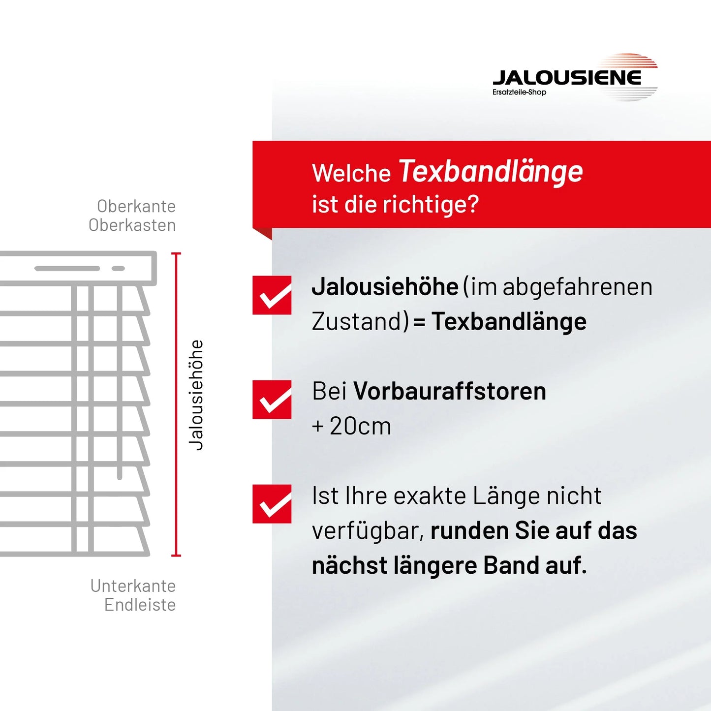 Texband 6 mm grau / schwarz - Jalousiene Ersatzteile - Shop