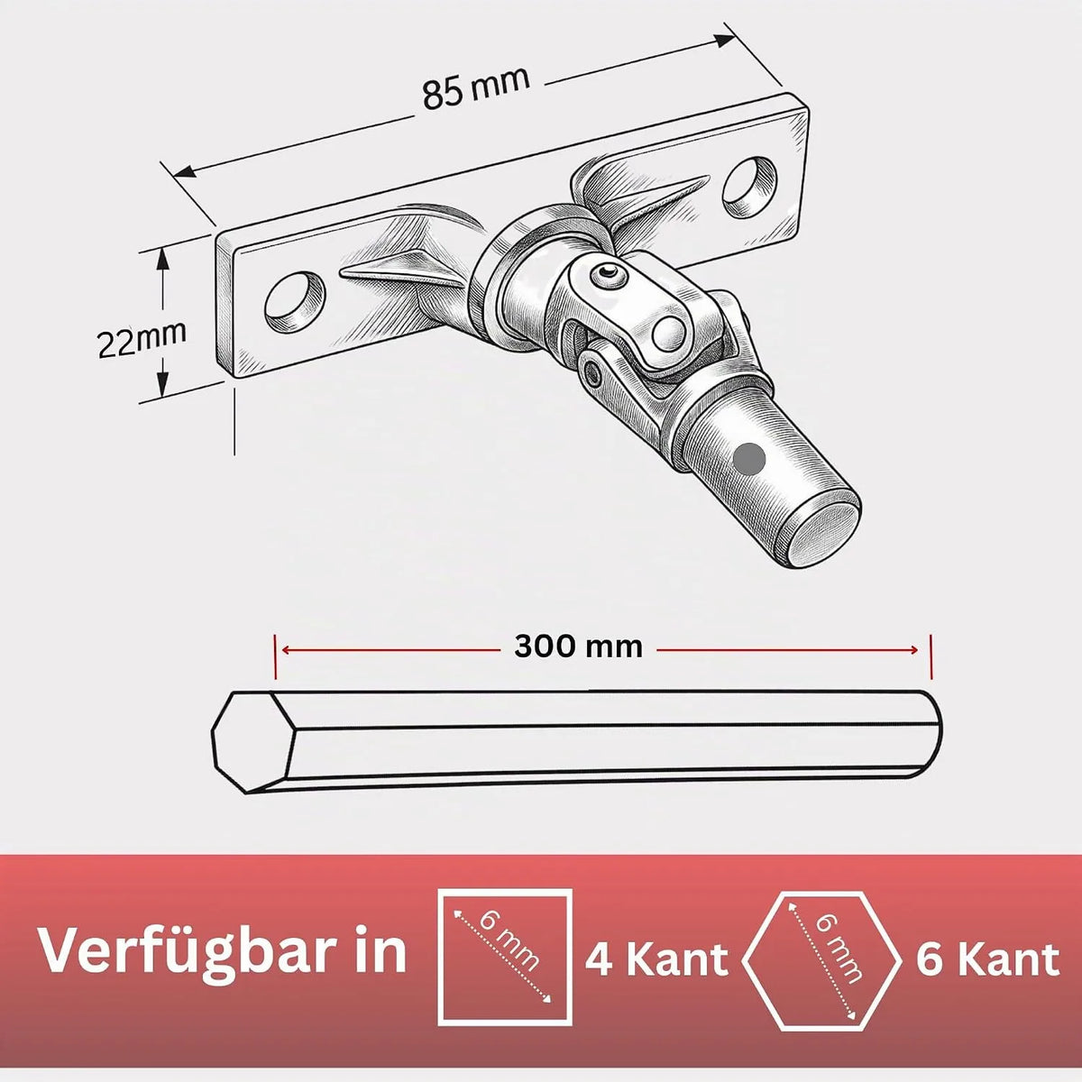 arabella markisen ersatzteile Gelenklager 45 ° / 6-Kant oder 4-Kant – Jalousiene Ersatzteile-Shop vehicle_model:model_3_highland Stud Type:Narrow Kanntet ihr den Unterschied?