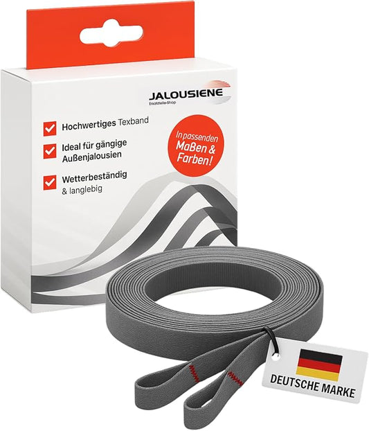Texband 8 mm grau