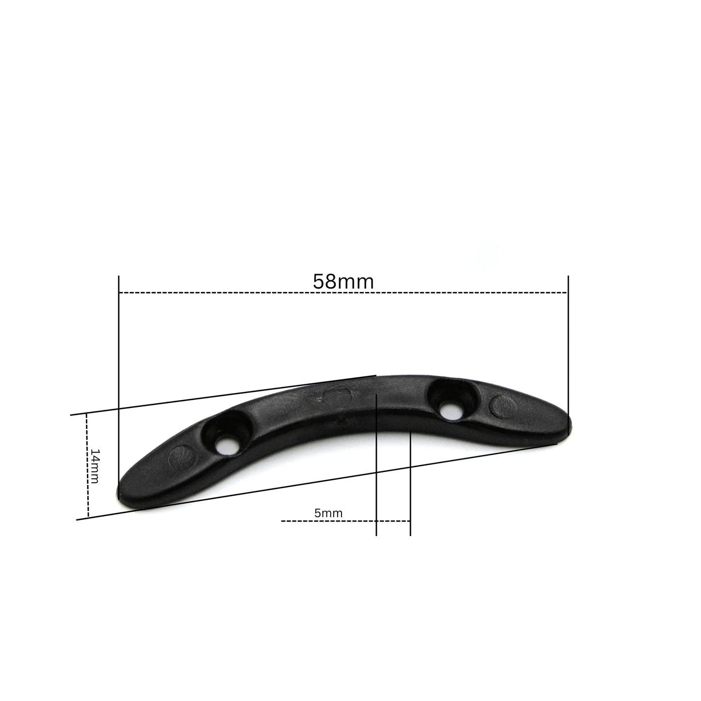 Arretierung zum Verschrauben für Rollladenstäbe 14 x 52 mm - Jalousiene Ersatzteile - Shop