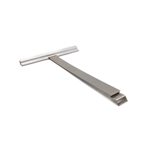 Jalousiene Ersatzteile-Shop Aufhängefeder Schwalbenschwanznut Maxi für Rollladenpanzer, blank hinteransicht