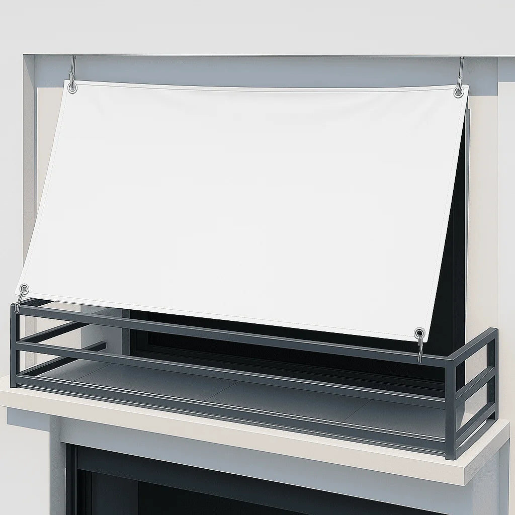 Balkonsonnensegel ohne Bohren mit Regenschutz – konkav (Peddy Shield) - Jalousiene Ersatzteile - Shop