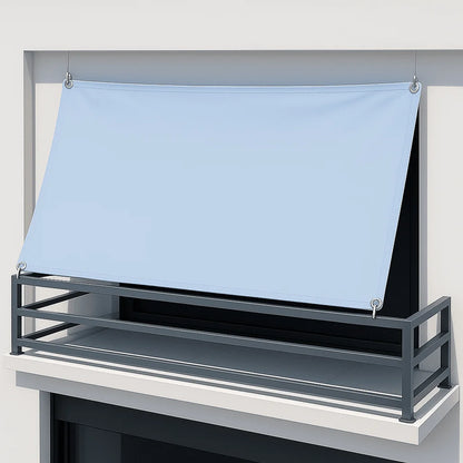 Balkonsonnensegel ohne Bohren mit Regenschutz – konkav (Peddy Shield) - Jalousiene Ersatzteile - Shop