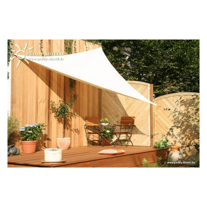 Dreiecksonnensegel konkav HDPE – luftdurchlässig ohne Regenschutz (Peddy Shield) - Jalousiene Ersatzteile - Shop