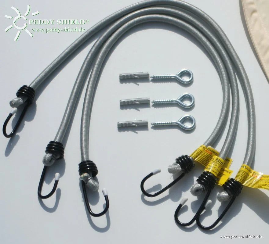 Dreiecksonnensegel konkav HDPE – luftdurchlässig ohne Regenschutz (Peddy Shield) - Jalousiene Ersatzteile - Shop