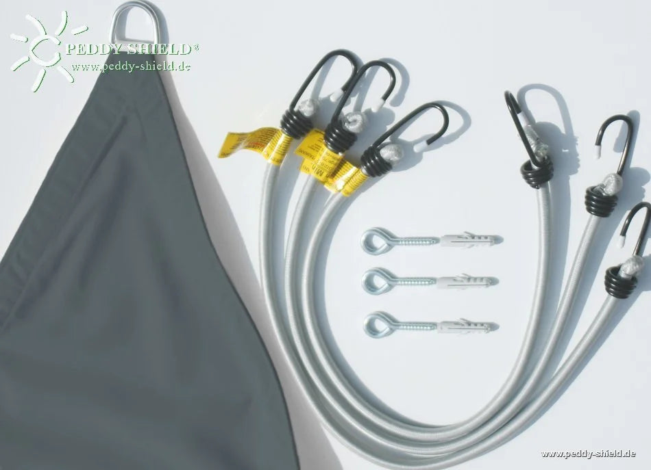 Dreiecksonnensegel konkav mit Regenschutz – (Peddy Shield) - Jalousiene Ersatzteile - Shop