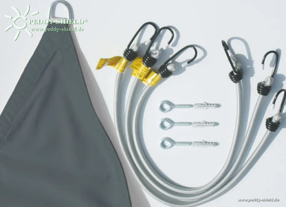Dreiecksonnensegel konkav mit Regenschutz – (Peddy Shield) - Jalousiene Ersatzteile - Shop