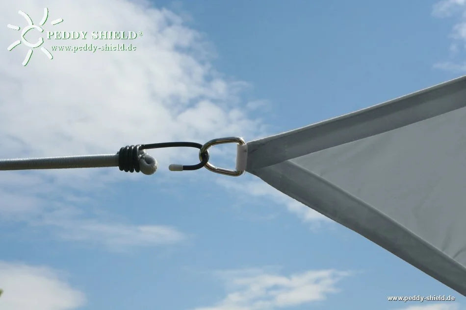 Dreiecksonnensegel konkav mit Regenschutz – (Peddy Shield) - Jalousiene Ersatzteile - Shop