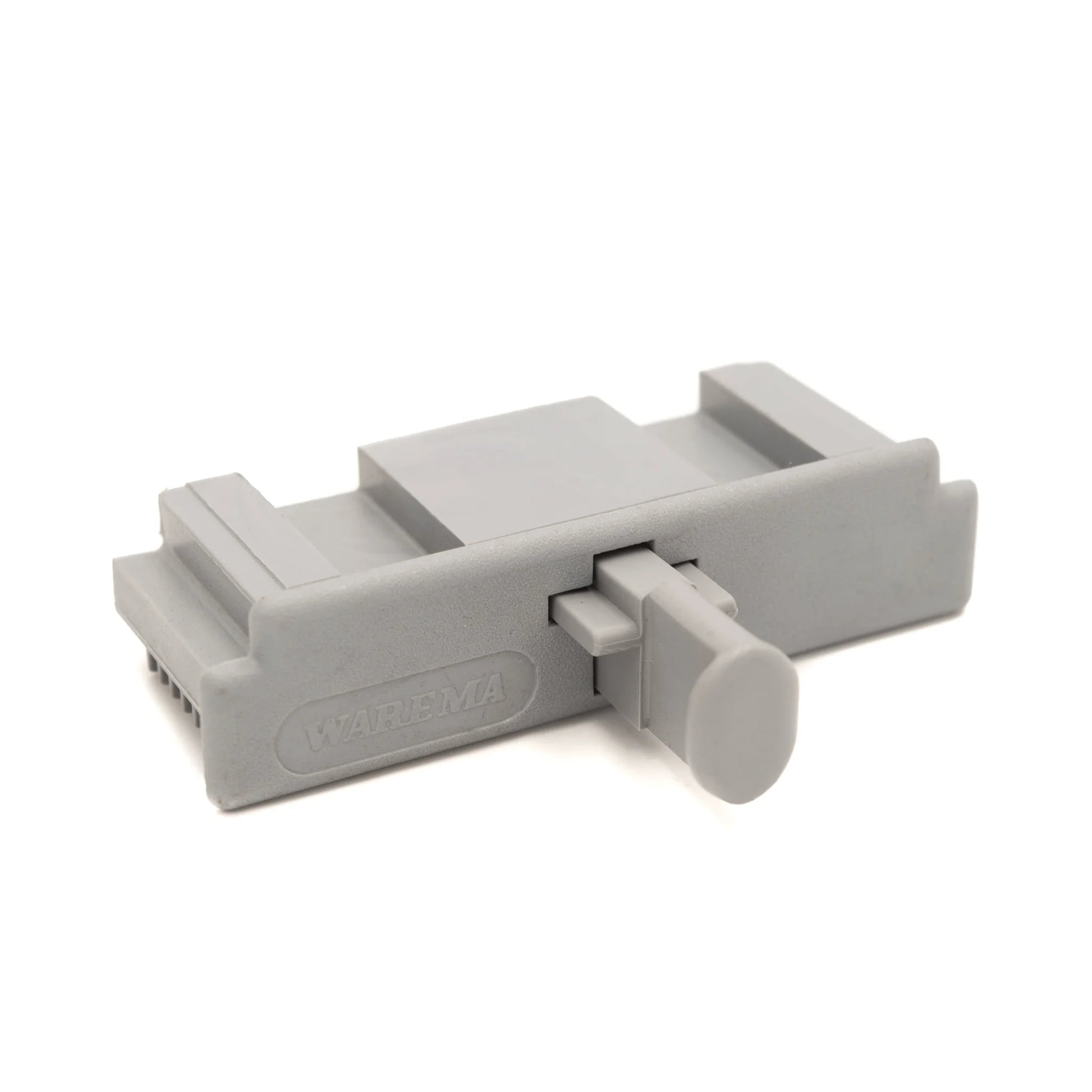 Endkappe Warema grau, mit Führungsnippel 56,5x16 mm - Jalousiene Ersatzteile - Shop