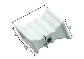 Gurtführung mit Bürste gerade - Jalousiene Ersatzteile - Shop