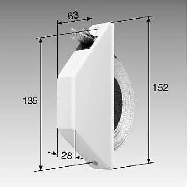 Halbeinlaß - Gurtwickler mit Haube Lochabstand 135mm - Jalousiene Ersatzteile - Shop