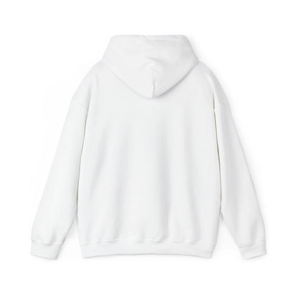 Jalousiene Ersatzteile-Shop Hoodie Ich baue nicht ich erschaffe Rückseite, weiß