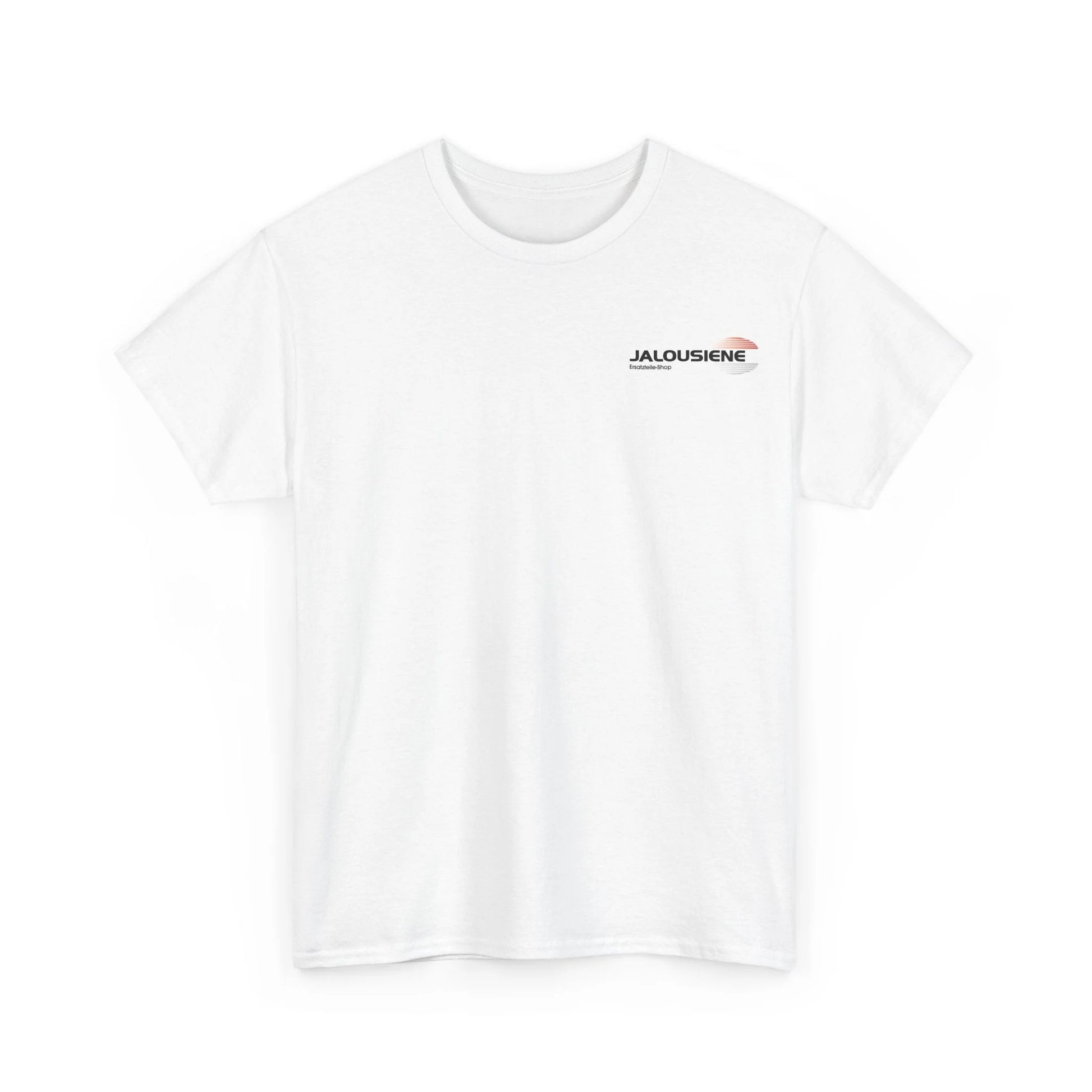Jalousiene Ersatzteile-Shop Handwerker T-Shirt vorderseite, weiß