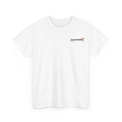 Jalousiene Ersatzteile-Shop Handwerker T-Shirt vorderseite, weiß