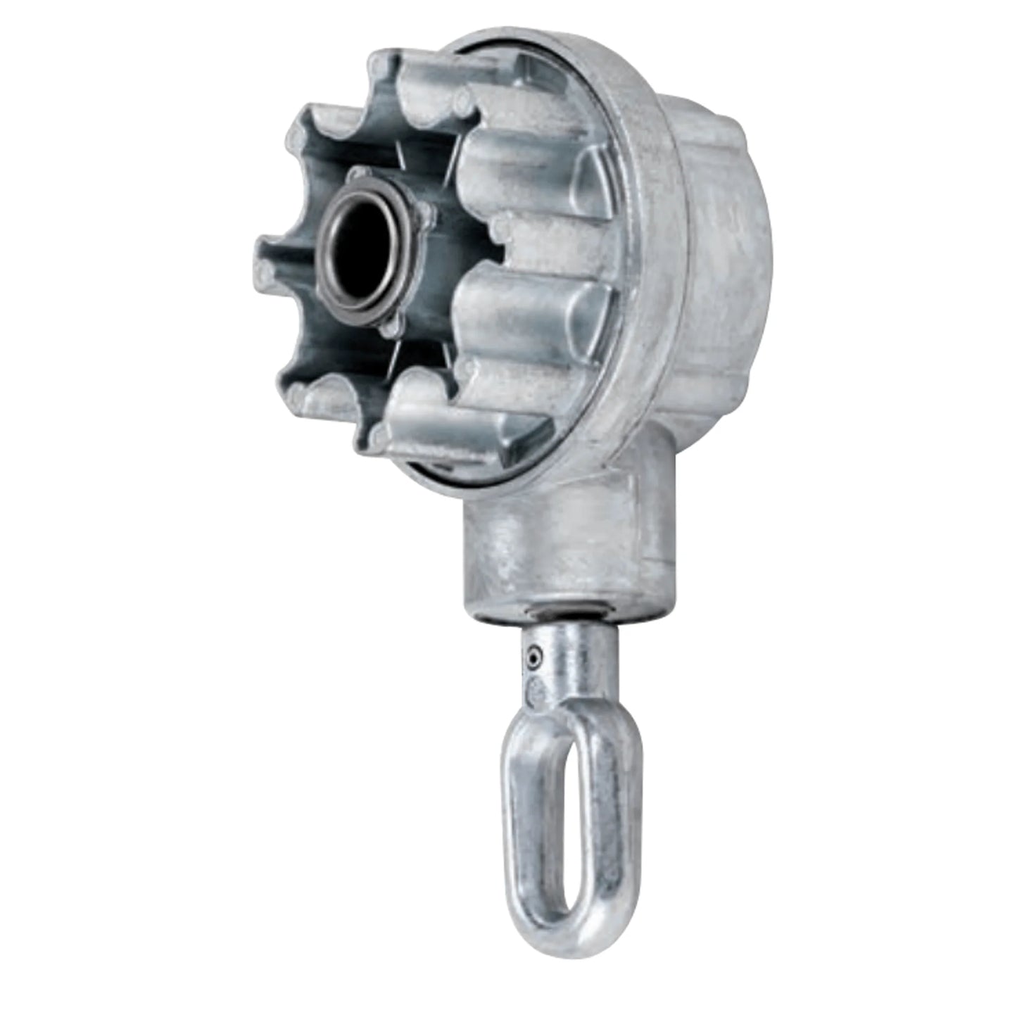 Kegelradgetriebe 3:1 in Blank mit ovaler Zinköse 70er oder 78er Nutrohr - Jalousiene Ersatzteile - Shop