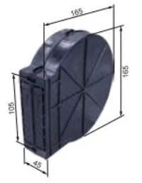 Mauerkasten Kunststoff - für Gurtwickler bis ca. 5,0 m - Jalousiene Ersatzteile - Shop