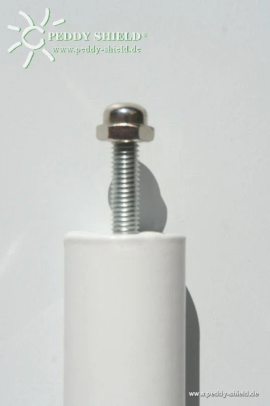 Mittelschwere Sonnensegel - Montagestange – 2,7 m mit Doppelabspannung (Peddy Shield) - Jalousiene Ersatzteile - Shop