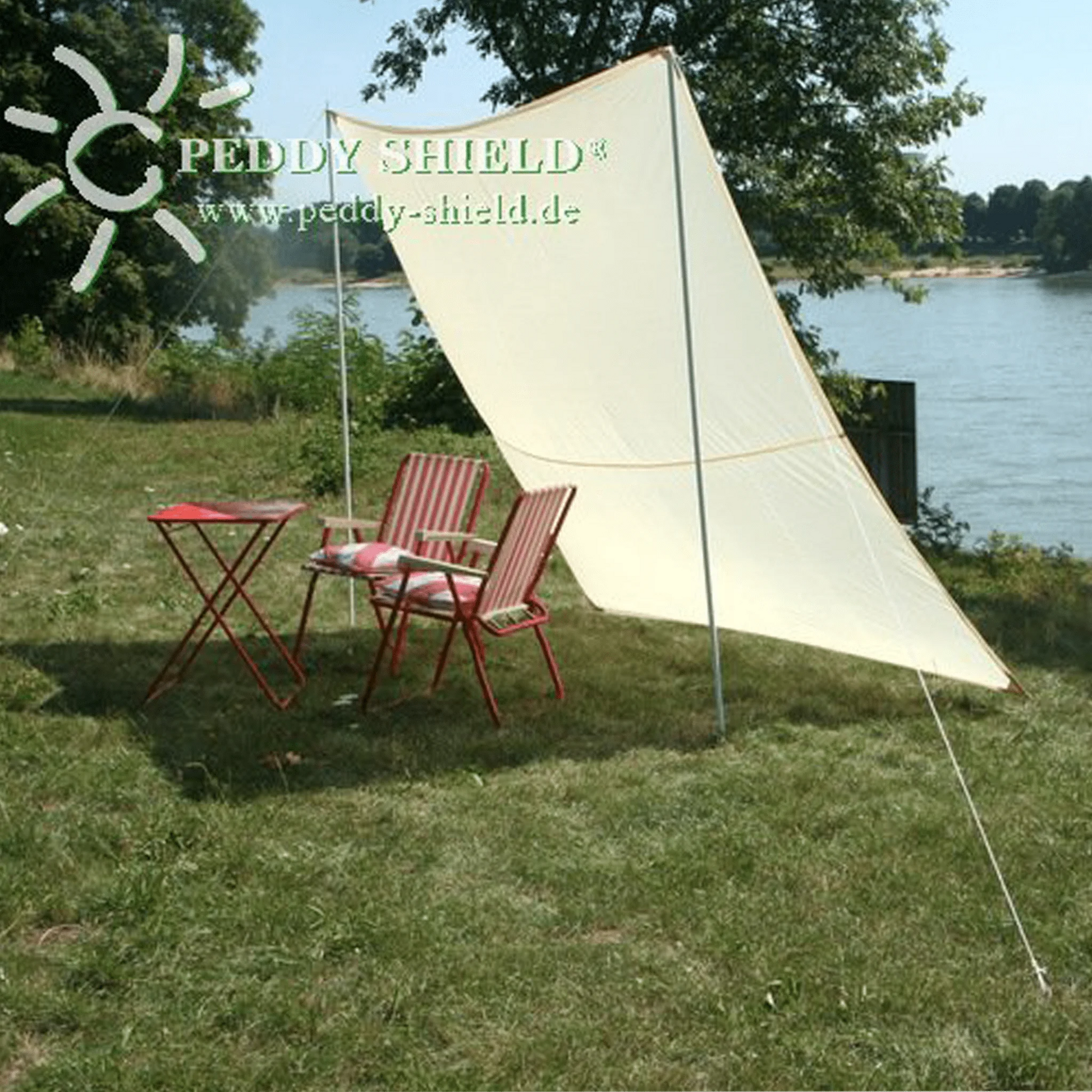 Mobiles Freizeit - Sonnensegel mit Stangen & Tragetasche - Jalousiene Ersatzteile - Shop