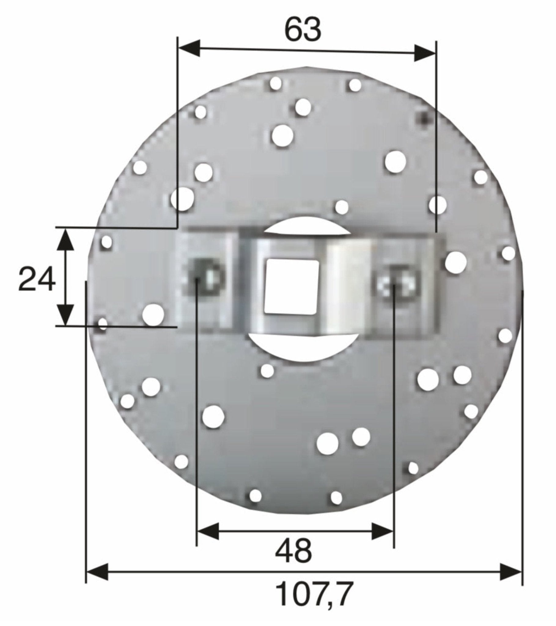 Selve Motorlager Universal mit Anschraubplatte für Baureihe 1 und 2 - Jalousiene Ersatzteile - Shop