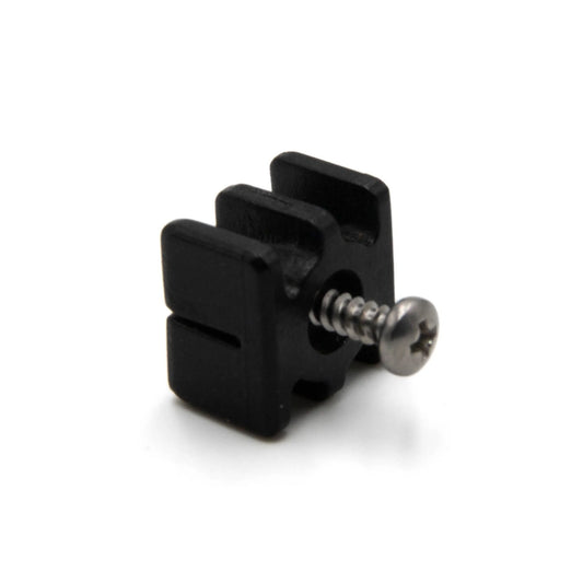 Jalousiene Ersatzteile-Shop Stopper für Hüppe Führungsschiene, schwarz