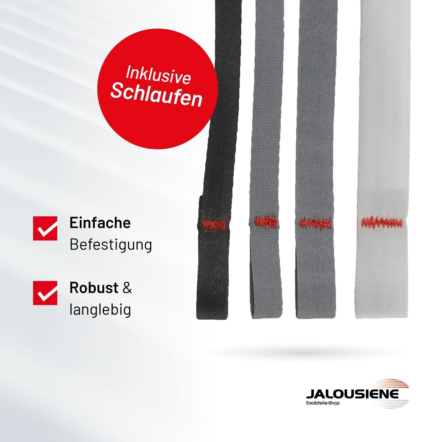 Texband 10 mm grau - Jalousiene Ersatzteile - Shop