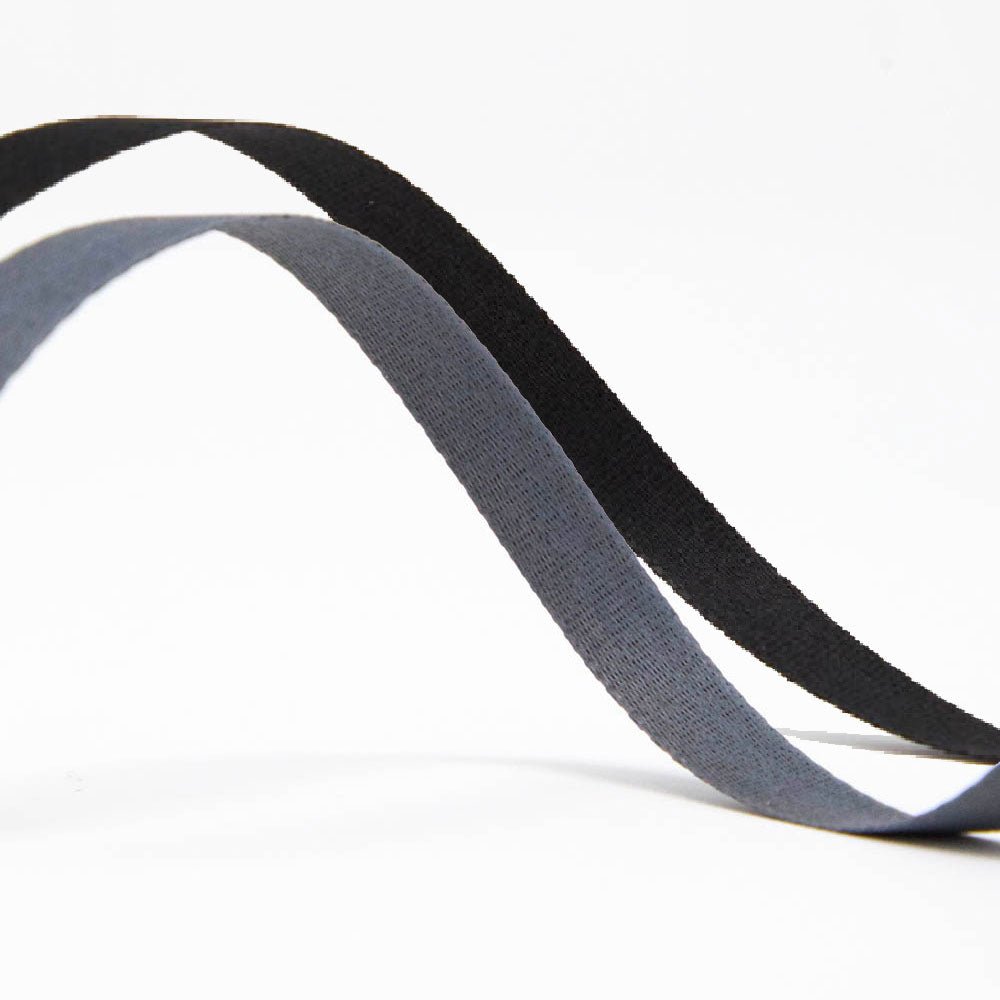 Texband 6 mm grau / schwarz - Jalousiene Ersatzteile - Shop