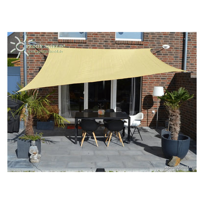 Vierecksonnensegel konkav HDPE – luftdurchlässig (Peddy Shield) - Jalousiene Ersatzteile - Shop