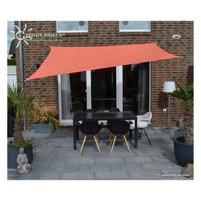Vierecksonnensegel konkav mit Regenschutz – Polyester (Peddy Shield) - Jalousiene Ersatzteile - Shop