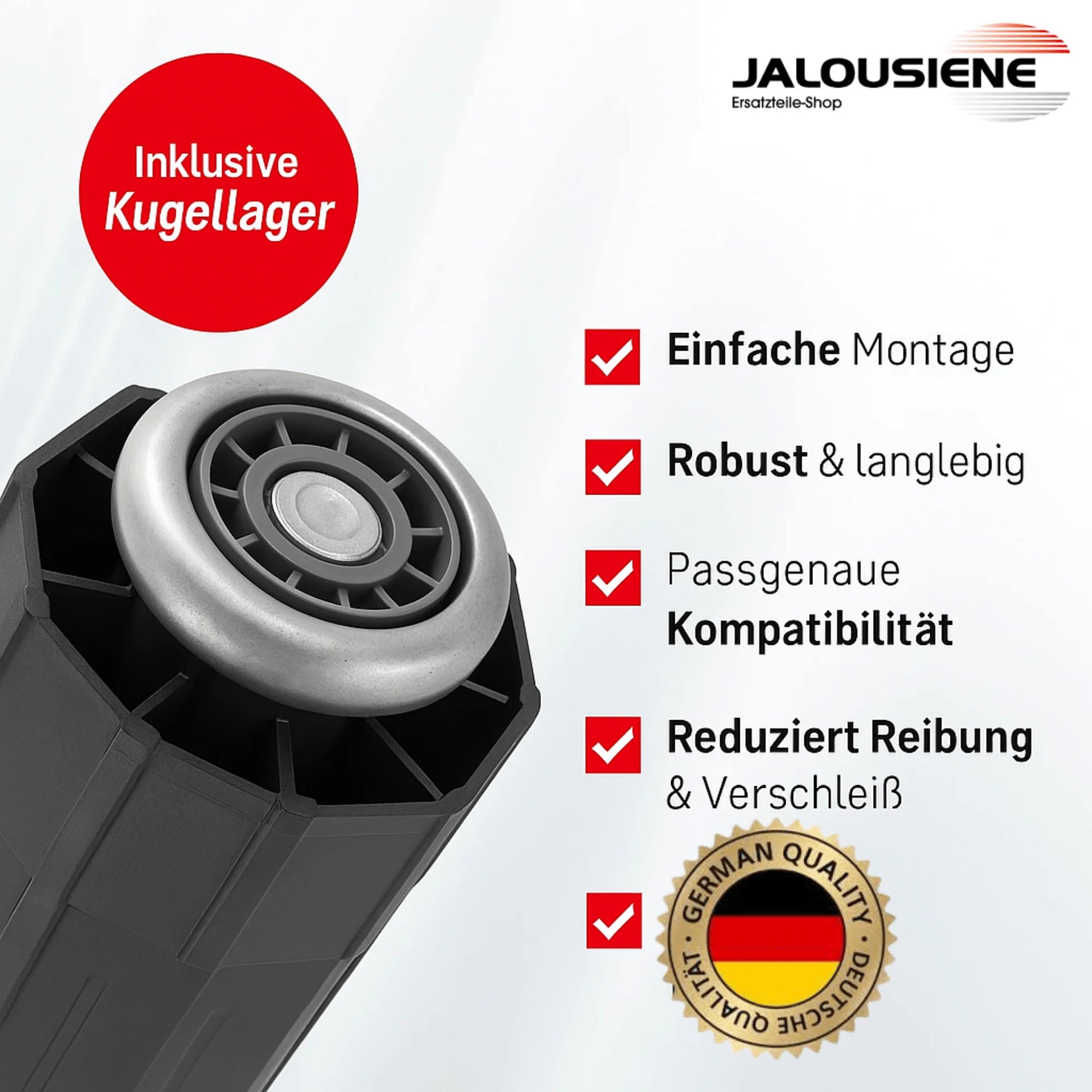 Walzenkappe inklusive Kugellager - Jalousiene Ersatzteile - Shop