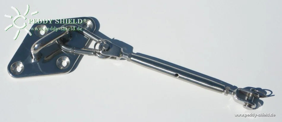 Wandhalter aus Edelstahl für konkave Sonnensegel - Jalousiene Ersatzteile - Shop